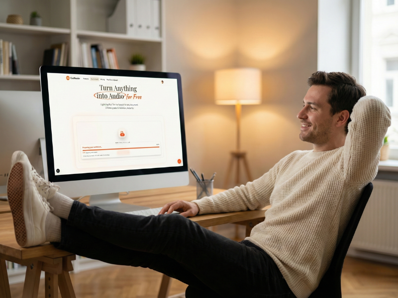 Instant audio generation